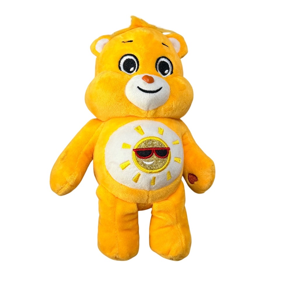 Care Bears Unlock the‎ Magic Funshine Bear Plush Basic Fun Yellow Sun 9 inch